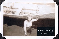 A063- Nana in for a dip